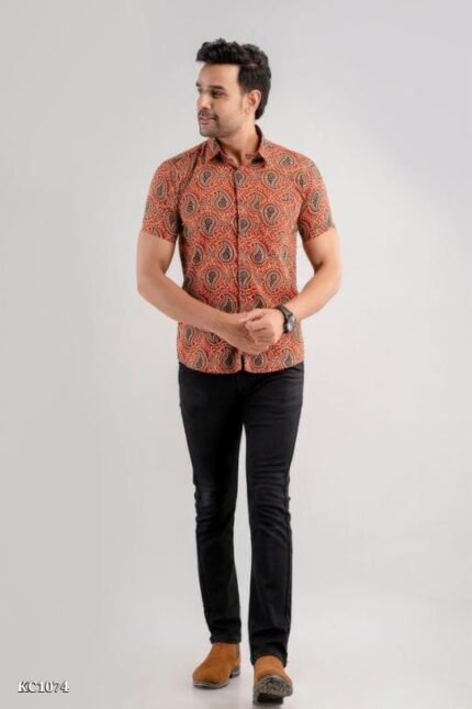 Jaipuri Print Men's Shirt