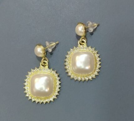 Sun Pearl Korean Earrings
