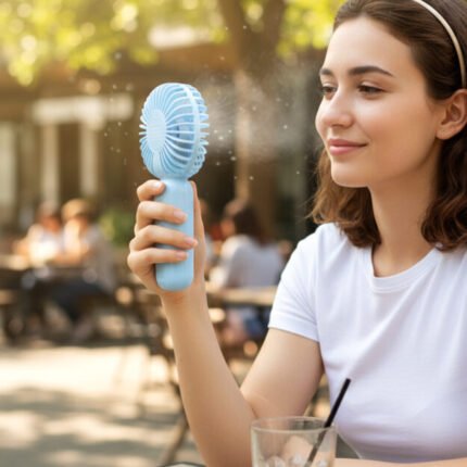 USB Rechargeable Mini Fan – Portable Cooling Fan for Home & Office
