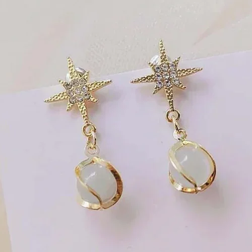 star pearl drop korean fashion earring 500x500 1