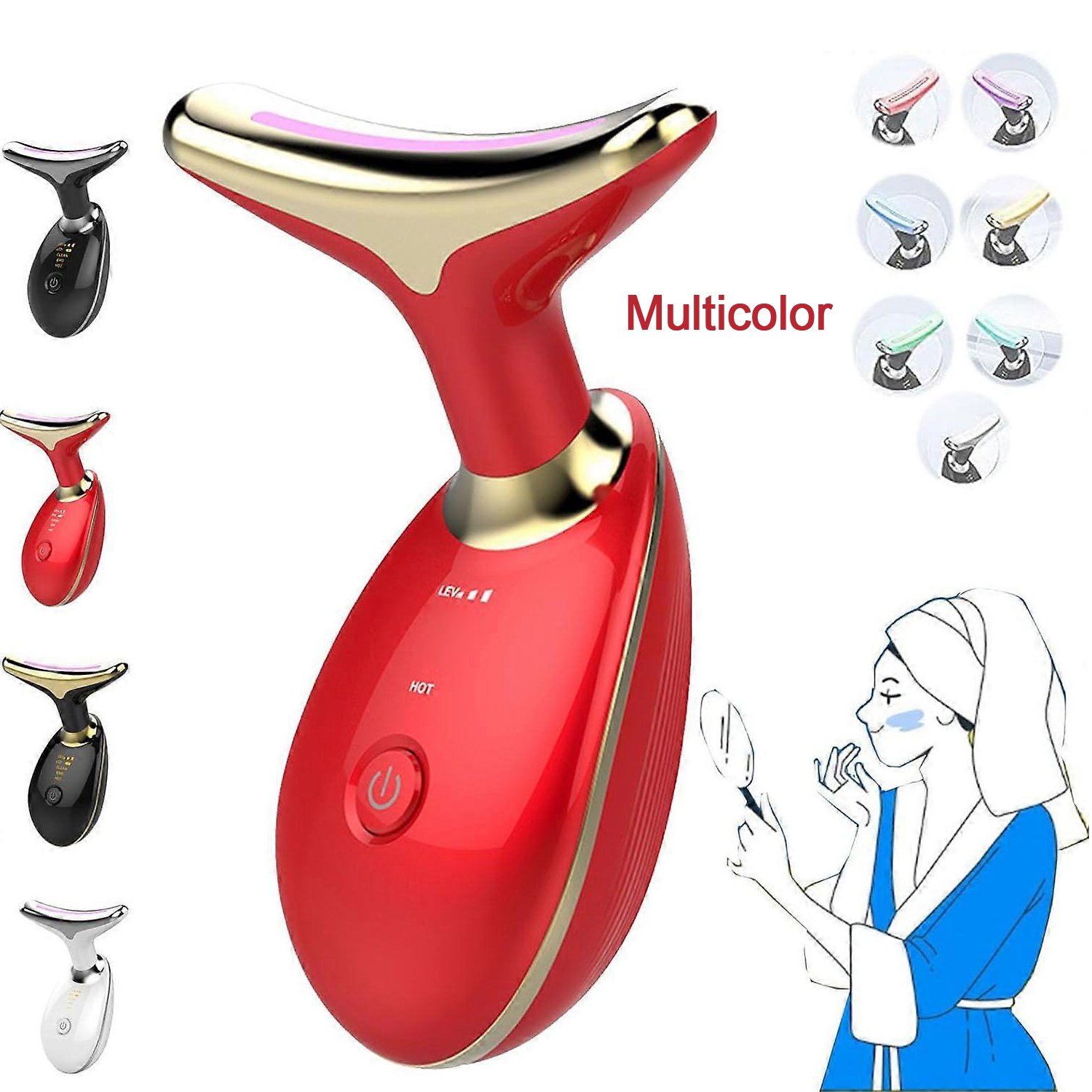 Electric face massager